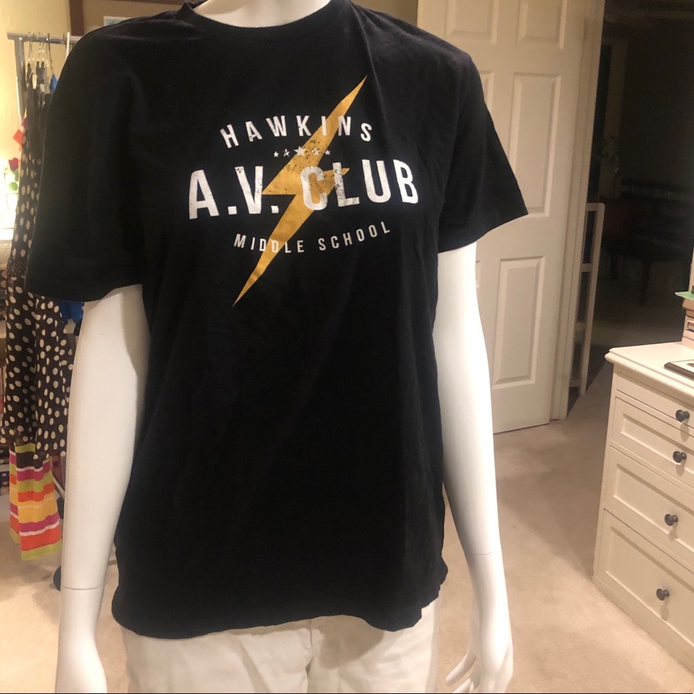 Stranger Things Hawkins A.V. Club Tee